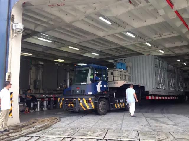 移動式變壓器裝船運(yùn)輸