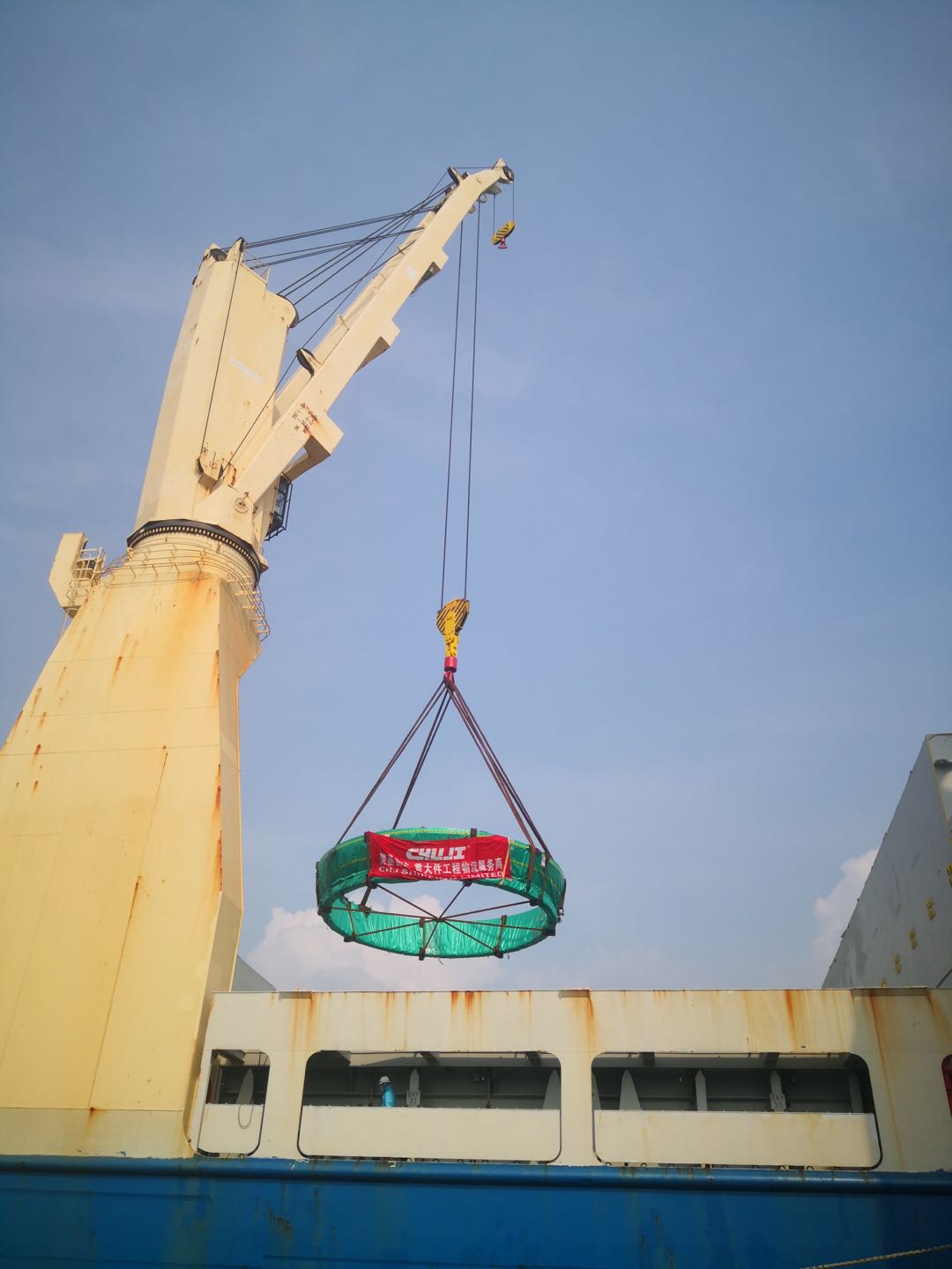 出口海運運輸案例———大型水輪機電力設(shè)備